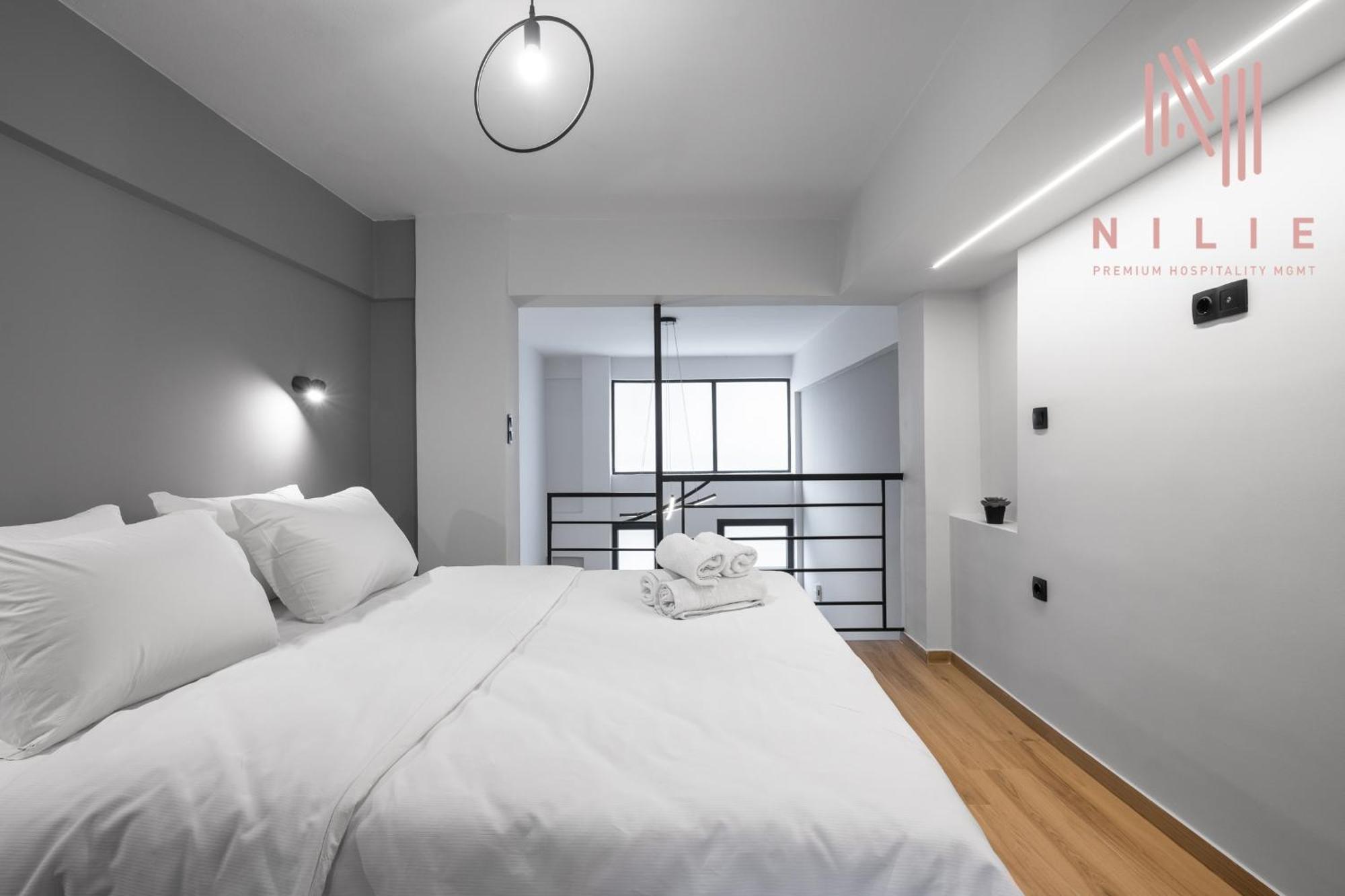 شقة Railway Lofts, Nilie Hospitality Mgmt سالونيك المظهر الخارجي الصورة