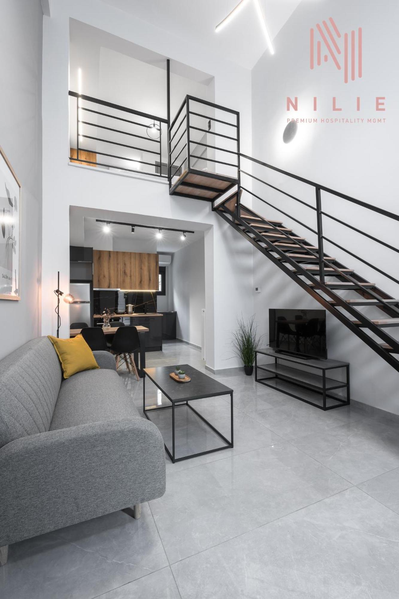 شقة Railway Lofts, Nilie Hospitality Mgmt سالونيك المظهر الخارجي الصورة